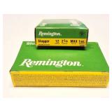 REMINGTON- 12 GUAGE SLUGS- 10 SHELLS- 2 BOXES OF