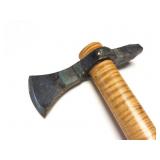 HAND FORGED- TOMAHWAK- HATCHET- LONG HANDLE -