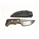 CUSTOM HAND MADE KNIFE- HAND MADE SHEATH- VERY