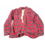 WOLVERINE XXL- RED PLAID FLEECE