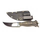 CUSTOM HAND MADE KNIFE WITH HAND MADE SYNTHETIC