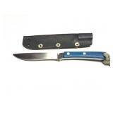 CUSTOM HAND MADE KNIFE- WITH HAND MADE SHEATH-