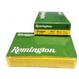 REMINGTON- 12 GAUGE SLUGS- 10 SHELLS- 2 BOXES OF