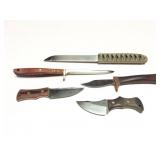 5- CUSTOM KNIVES- NOT ALL ARE FINISHED