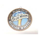 BLUE MOON- BELGIAN WHITE- ROUND TIN SIGN