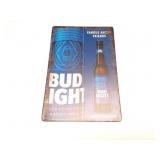 BUD LIGHT- TIN SIGN