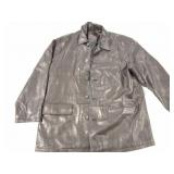 ROUNDTREE AND YORKE- XL- LONG - LEATHER JACKET