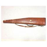 VINTAGE HARD LEATHER GUN CASE
