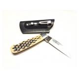 BROMTHER- ONE KNIFE ONE LIFE- 1506- WITH LEATHER