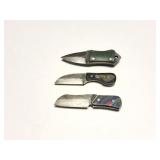 3- MINI CUSTOM MADE KNIVES
