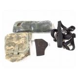 DUAL DOG LEAD- CAMO MESH- CAMO BAG AND HOLSTER