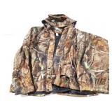 10X- X LARGE HOODED CAMOLINED JACKET- AND LARGE