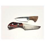 2- MINI CUSTOM HAND MADE KNIVES