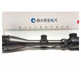 BARSKA - RIFLESCOPE- 3 X 12- NEW IN BOX WITH ALL