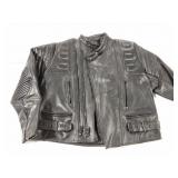 BONUS- GENUINE LEATHER- SIZE 48- LINED BLACK