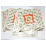 100 YARD SIGHT IN TARGETS- 10 PACKS OF 10 EACH