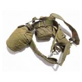 U.S. MILITARY- TWO CANTEENS- BELT WITH SHOULDER