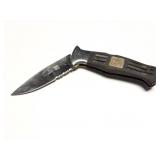 AL MAR- FOLDING KNIFE- RUBBER HANDLE- SEKI