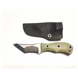 CUSTOM HAND MADE KNIFE- WITH HAND MADE SHEATH