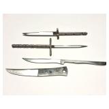 4- CUSTOM MADE KNIVES - NO HANDLES