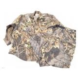 MOSSY OAK- LONG SLEEVE SHIRT AND PANTS- CAMO-