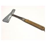 HAND FORGED- HATCHET- HANDLE IS WRAPPED- ALL HAND