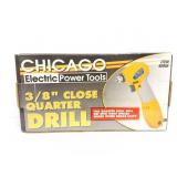 CHICAGO-NEW-  3 /8" CLOSE QUARTER DRILL- IN