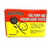 U.S. GENERAL- FUEL PUMP AND VACUUM GAUGE TESTER-