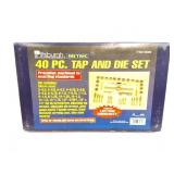 PITTSBURGH METRIC- 40 PC. TAP AND DIE SET- UNUSED
