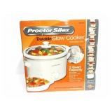 PROCTOR SILEX- DURABLE SLOW COOKER- 3 QUART