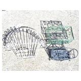 3- WIRE PATIO GARDEN DECOR AND TOOL HOLDER