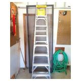 WERENER- 8 FT TYPE 2- ALUMINUM STEP LADDER- LIKE