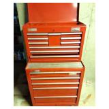 CRAFTSMAN ROLLING TWO PIECE TOOL BOX AND ALL