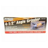 CHICAGO- NEW- 4 1/2"- ANGLE GRINDER- IN ORIGINAL