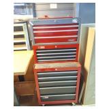 CRAFTSMAN ROLLING THREE SECTION TOOLBOX AND ALL