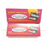 2- HOBBY KNIFE SETS- NEW IN BOX