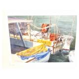 VIVIAN LONGFELLOW-" THE DIVERS"- SIGNED - NAMED