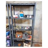 SHELVING UNIT AND ALL CONTENTS