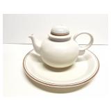 TEA POT AND MATCHING PLATE