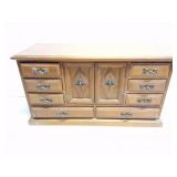 VINTAGE JEWELRY BOX- APPROXIMATELY 18 - INCHES
