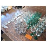 STEMWARE AND GLASSES LOT