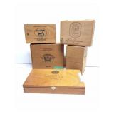 VINTAGE WOODEN COGAR BOXES