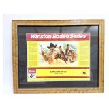 WINSTON RODEO SERIES- BUFFALO BILL RODEO- FRAMED-