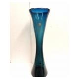 BLENKO- HAND MADE- BLUE VASE