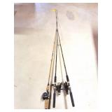 3 FISHING POLES