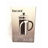 BACCARAT- VENICE 8 CUP COFFEE PLUNGER- NEW IN BOX