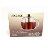 BACCARAT- DEVON- 6 CUP FILTER REA POT- NEW IN BOX