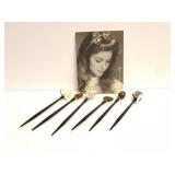 MEIFA HAIR STICKS- 6 STICKS