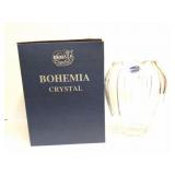 BOHEMIA CRYSTAL- VASE- MADE IN CZECH REPUBLIC-