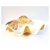 HAND SIGNED FISH POTTERY